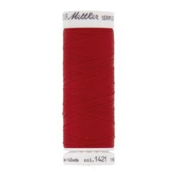 Mettler Seraflex - Fil pour machine à coudre, 120, 130 m, rouge