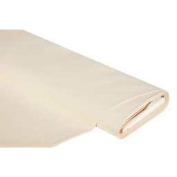 Tissu coton bio uni, écru