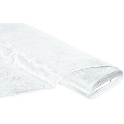 Panne de velours, blanc
