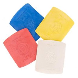 Kleiber Craies de tailleur, multicolore, dim. : 4,2 x 3,3 cm, 10 pièces