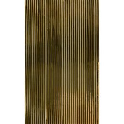 Bandes de cire plates, doré, 20 cm, 39 pièces