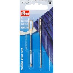 Prym Aiguilles passe lacet, longueur : 65 - 70 mm, 2 pièces