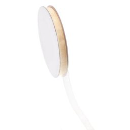 Ruban organza, crème, 10 mm, 25 m