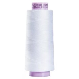 Mettler Silk Finish Cotton - Fil machine, blanc, grosseur : 50, 1829 m