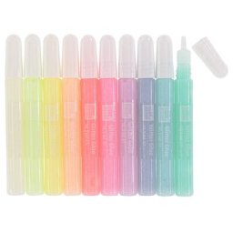 Stylos phosphorescents et scintillants, 10 pièces