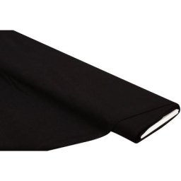 Tissu jersey en coton bio, noir