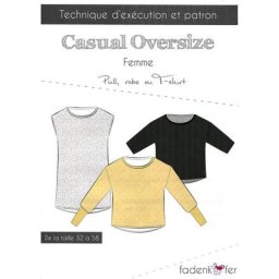 Fadenkäfer Patron ""Casual Oversize"" pour femmes