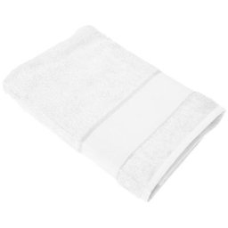 buttinette Serviette / drap de douche éponge à broder, blanc