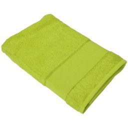 buttinette Serviette / drap de douche éponge à broder, vert pomme