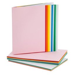 Cartes doubles et enveloppes, multicolore, A5/C5, 20 pièces