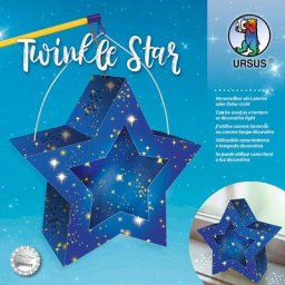 Ursus Kit créatif pour lampion ""Twinkle Star"", bleu