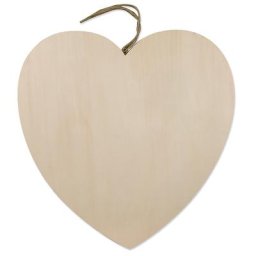 Cœur en bois à suspendre, 40 cm