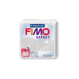 Pâte FIMO Effect, argent nacré, 57 g