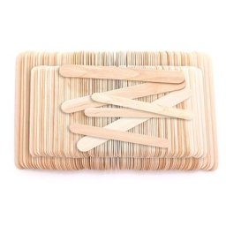 Languettes en bois brut, deux dimensions différentes, 150 pièces