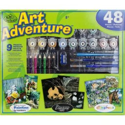 Kit créatif Peinture par numéros et images à gratter ""Art Adventure