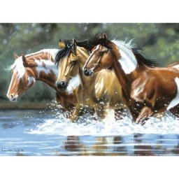 Kit peinture par numéros ""chevaux"", 40 x 30 cm