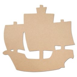 Bateau à décorer en MDF