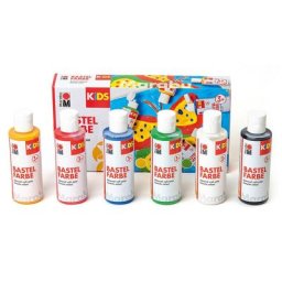 Marabu KIDS Peintures pour enfants, 6x 80 ml
