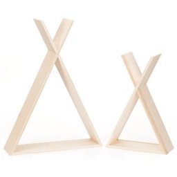 Set d'étagères murales ""tipi"", 2 pièces