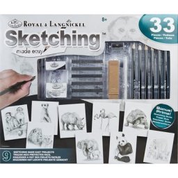 Kit créatif Dessin aux crayons & fusains