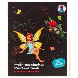 Ursus Livret magique avec 12 motifs à gratter ""fées et princesses
