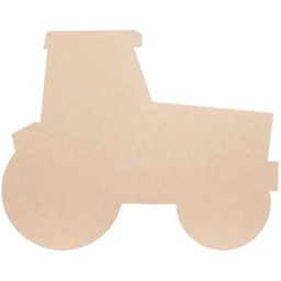 Tracteur en MDF, 50 x 39,5 cm