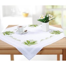 Nappe à broder ""muguet