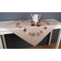 Nappe à broder ""rustique moderne