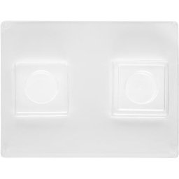 Moule ""support bougie chauffe-plat"", carré, 7 x 7 cm, 2 pcs.