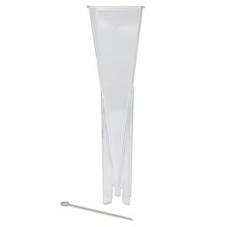 Moule à bougie, pyramide, 22 cm