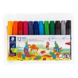 Jumbo Set de feutres, multicolore, 12 pièces