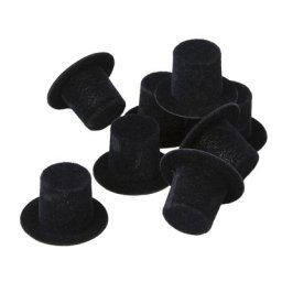 Mini hauts-de-forme, 2,5 cm, 4 cm Ø , 10 pièces