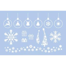 buttinette Pochoir ""motifs de Noël"", 29,5 x 20 cm