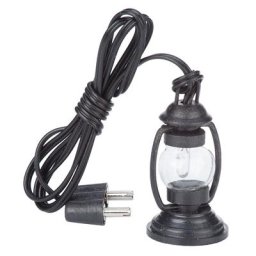 Lanterne LED en métal, 4 x 2 cm