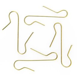 Crochets métalliques, doré