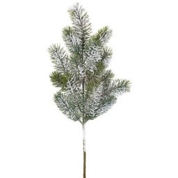 Branche de sapin enneigée, 49 cm