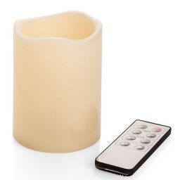 Bougie LED pour l'extérieur, 10 x 7 cm Ø