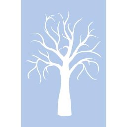 buttinette Pochoir ""arbre"", 39 x 59 cm