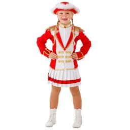 Déguisement majorette ""style major"" pour enfants, rouge