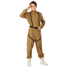Déguisement de parachutiste pour enfants, khaki