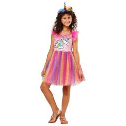 Déguisement licorne, rose, pour enfants