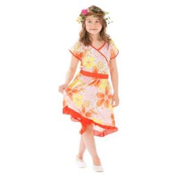 Robe hippie ""pré fleuri"" pour enfants