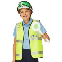 Veste ""police"" pour enfants, jaune fluo
