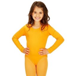Body manches longues pour enfants, orange