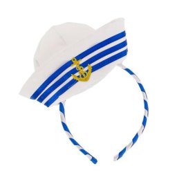 Serre-tête avec mini-chapeau ""femme matelot