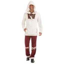 buttinette Déguisement ""esquimau"" pour hommes, bordeaux/crème