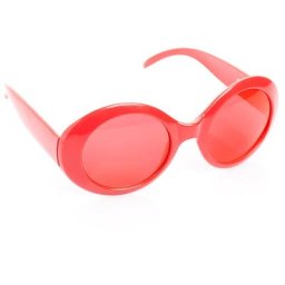 Lunettes ""sixties"", rouge