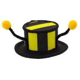 buttinette Mini chapeau haut-de-forme ""abeille