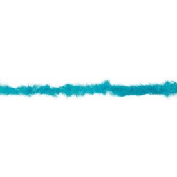 Boa en plumes de marabout, turquoise, 15 g