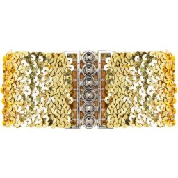 Ceinture à paillettes, doré